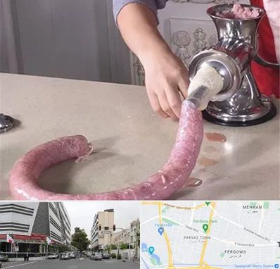 دستگاه سوسیس ساز در بلوار فردوس 