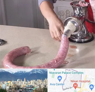 دستگاه سوسیس ساز در آجودانیه 