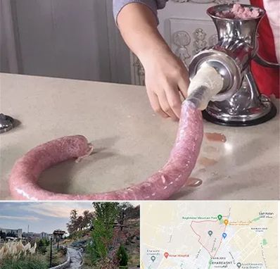 دستگاه سوسیس ساز در باغستان کرج 