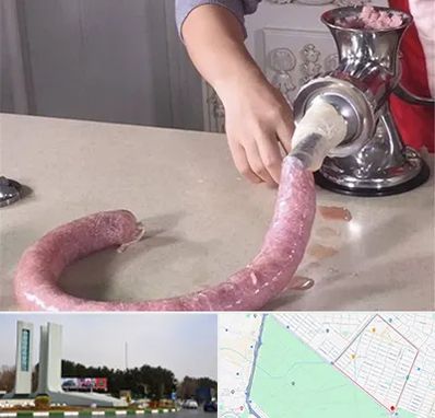 دستگاه سوسیس ساز در بلوار فلسیطین مشهد