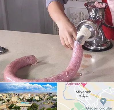 دستگاه سوسیس ساز در میانه