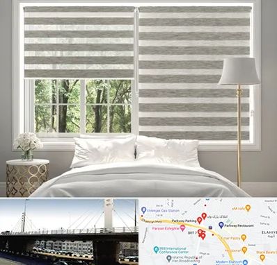 پرده زبرا در پارک وی 