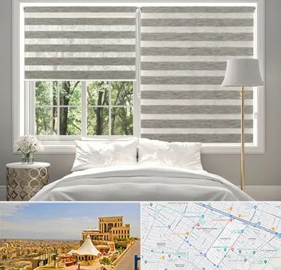 پرده زبرا در هاشمیه مشهد 