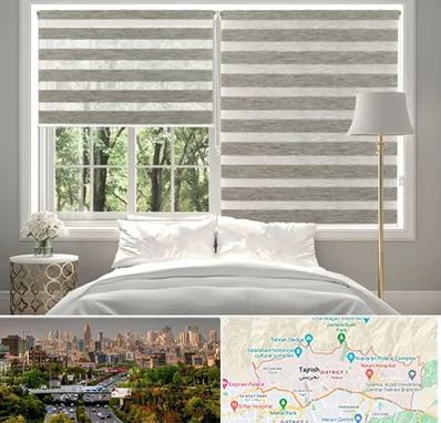 پرده زبرا در منطقه 1 تهران 