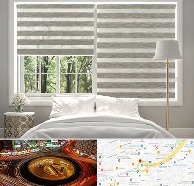 پرده زبرا در میدان ولیعصر 