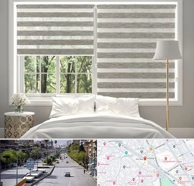 پرده زبرا در خیابان زند شیراز 