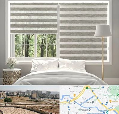 پرده زبرا در کوی وحدت شیراز 