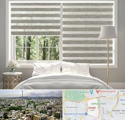 پرده زبرا در گیشا 