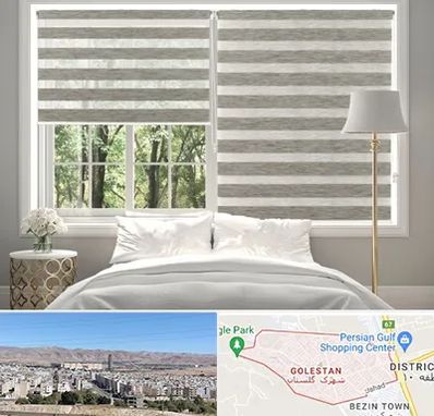 پرده زبرا در شهرک گلستان شیراز 