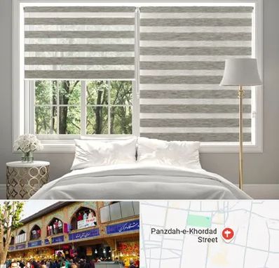 پرده زبرا در 15 خرداد