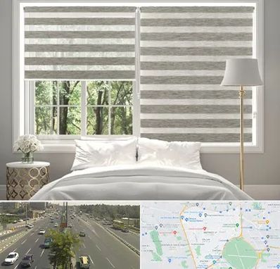 پرده زبرا در منطقه 17 تهران 