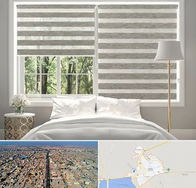 پرده زبرا در بندر ماهشهر