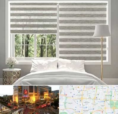 پرده زبرا در جنت آباد تهران 