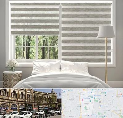 پرده زبرا در منطقه 11 تهران 