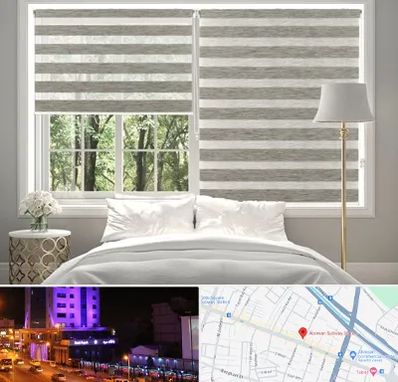 پرده زبرا در آبرسان تبریز