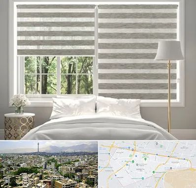 پرده زبرا در منطقه 8 تهران 