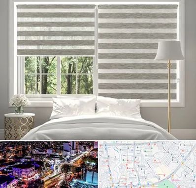 پرده زبرا در منظریه رشت 