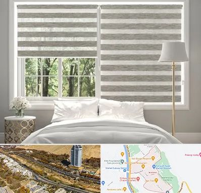 پرده زبرا در خیابان نیایش شیراز 