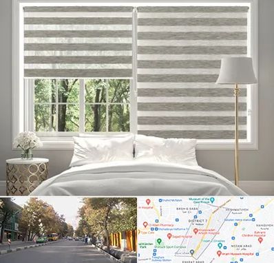 پرده زبرا در شریعتی 