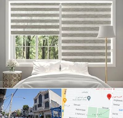 پرده زبرا در افسریه 