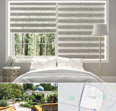 پرده زبرا در باغمیشه تبریز