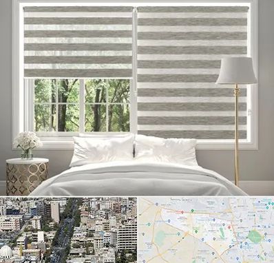 پرده زبرا در منطقه 18 تهران 