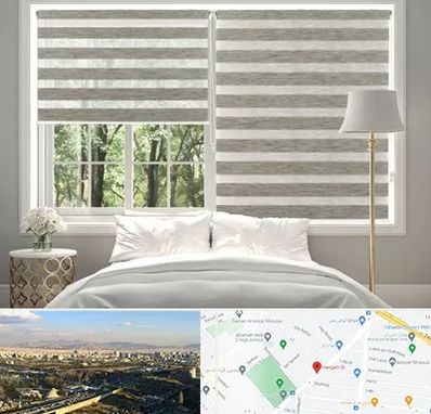 پرده زبرا در هنگام 