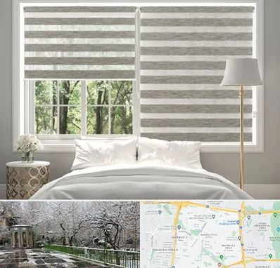 پرده زبرا در باغ فیض 