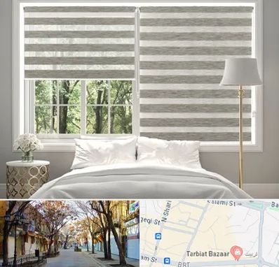 پرده زبرا در تربیت تبریز