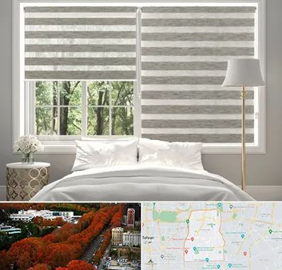 پرده زبرا در منطقه 6 تهران 