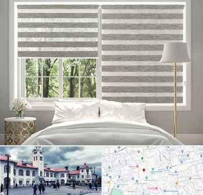 پرده زبرا در میدان شهرداری رشت 