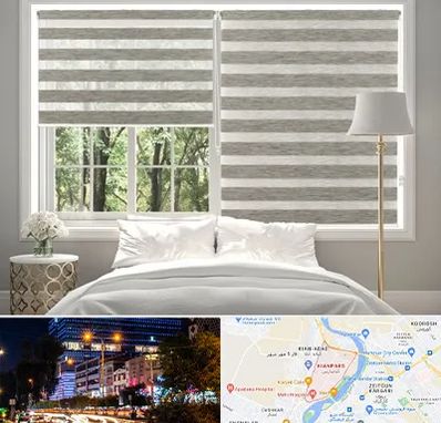 پرده زبرا در کیانپارس اهواز 