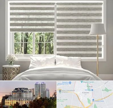 پرده زبرا در فرشته 