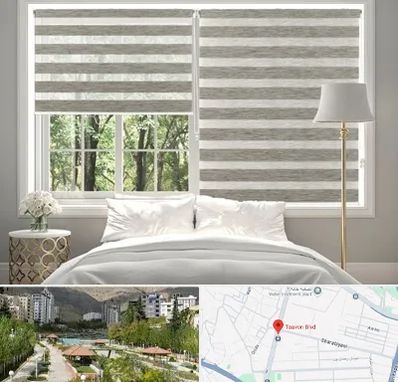 پرده زبرا در بلوار تعاون