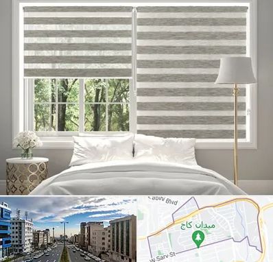 پرده زبرا در سعادت آباد 