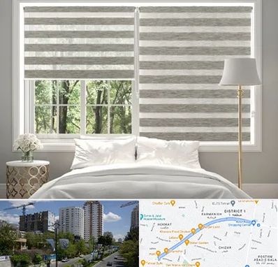 پرده زبرا در اندرزگو 