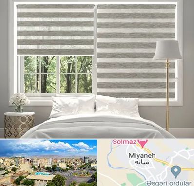 پرده زبرا در میانه