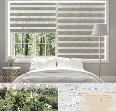 پرده زبرا در منطقه 13 تهران 