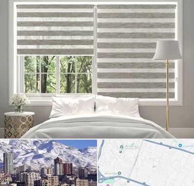 پرده زبرا در ازگل