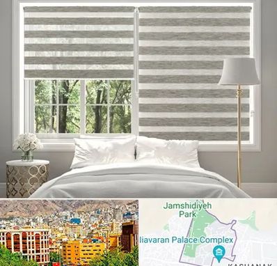 پرده زبرا در نیاوران 