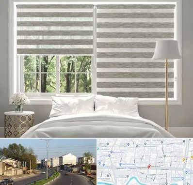 پرده زبرا در ضیابری رشت 