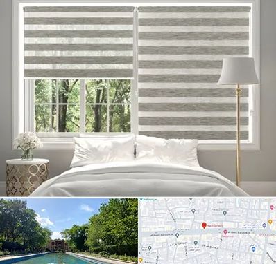 پرده زبرا در هشت بهشت اصفهان 