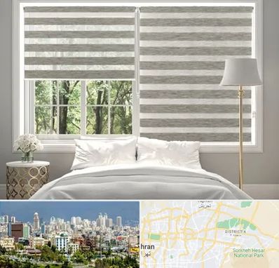 پرده زبرا در شرق تهران 