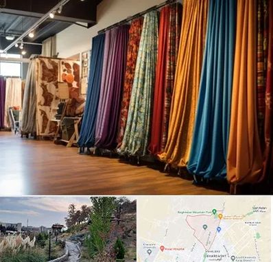 پرده آماده در باغستان کرج 