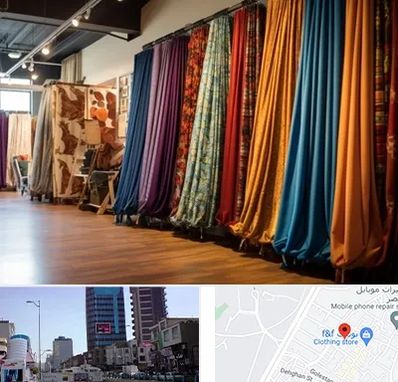 پرده آماده در چهارراه طالقانی کرج 