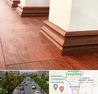 فروش قرنیز ام دی اف در شهران 