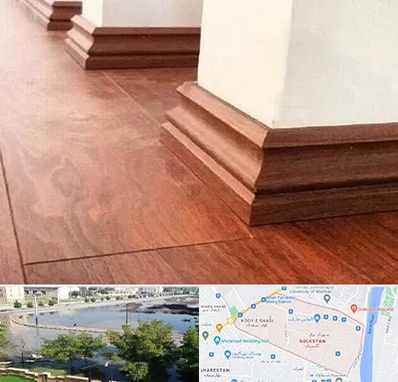 فروش قرنیز ام دی اف در گلستان اهواز 