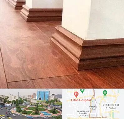 فروش قرنیز ام دی اف در ونک 