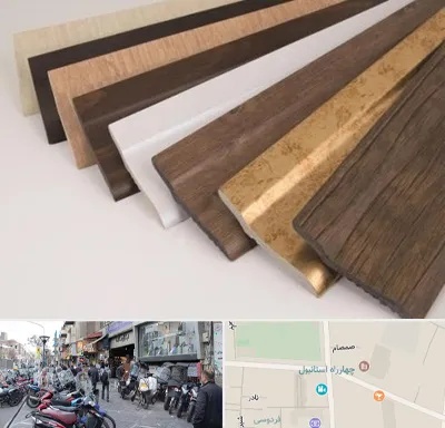 فروش قرنیز پی وی سی در چهارراه استانبول