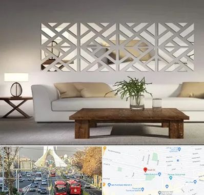 فروش آینه دکوراتیو در خیابان آزادی 